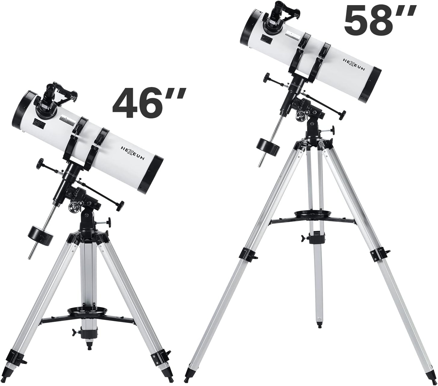 Telescope for Adults & Beginner Astronomers - 80mm Aperture 600mm Fully Multi-Coated High Transmission Coatings with AZ Mount Tripod Phone Adapter, Carrying Bag, Wireless Control.