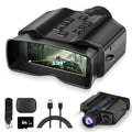 Night Vision Goggles for Adults, 3.99" HD Screen, 10000mAh Rechargeable Night Vision Binoculars with 64GB Card for Hunting Camping Surveillance
