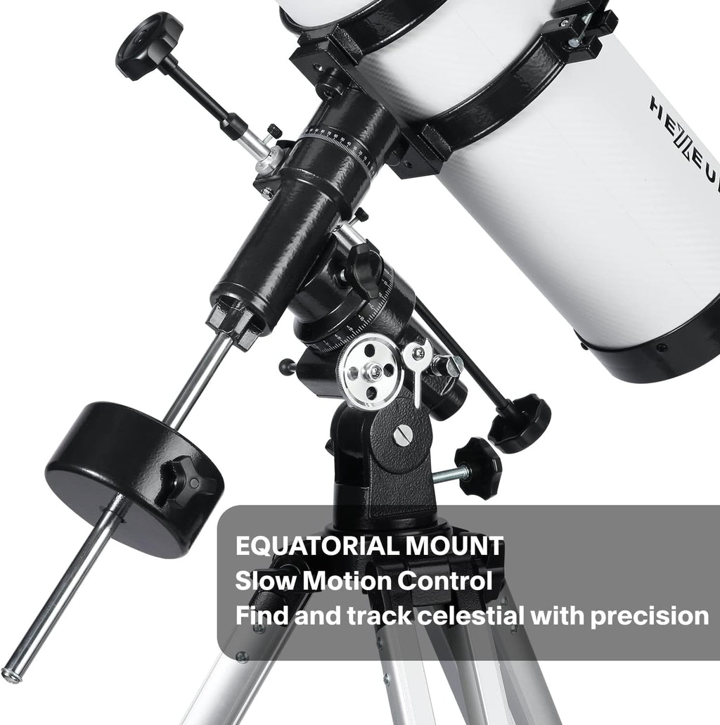 Telescope for Adults & Beginner Astronomers - 80mm Aperture 600mm Fully Multi-Coated High Transmission Coatings with AZ Mount Tripod Phone Adapter, Carrying Bag, Wireless Control.